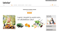 Desktop Screenshot of lekolar.fi