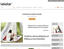 Tablet Screenshot of lekolar.fi