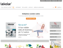 Tablet Screenshot of guestshop.lekolar.se