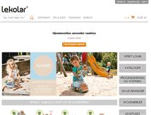 Tablet Screenshot of guestshop.lekolar.dk