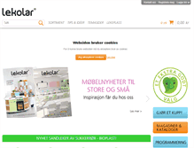 Tablet Screenshot of guestshop.lekolar.no